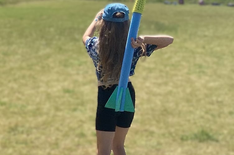 Ready to throw.