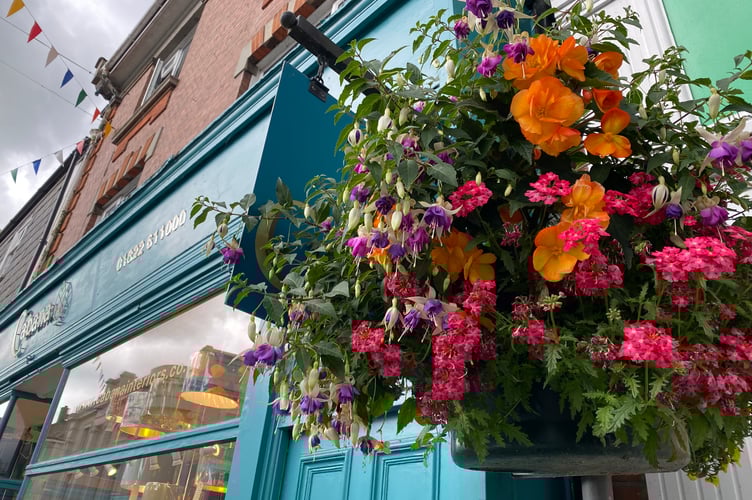 Cabana's hanging baskets