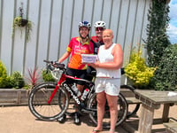 Local duo's charity cycle challenge