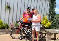 Support local cyclists on their charity journey