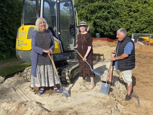 Ceremony as work starts on Tamar Valley community shop