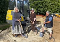 Ceremonial ground-breaking as work starts on Tamar Valley community shop