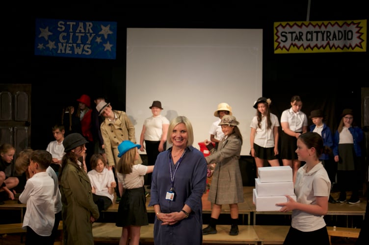 Tavistock Primary School year six pupils are performing their end of year musical to parents and other pupils today and tomorrow.  Picture by Jude Wright.