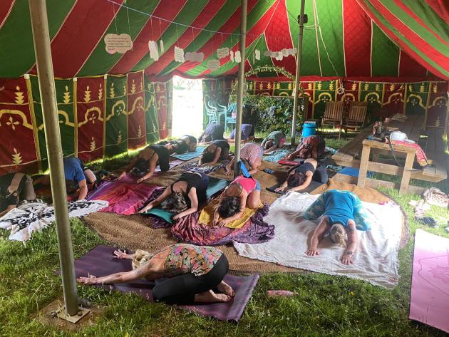 Yoga with Kat Morton will take place at the Hideaway.