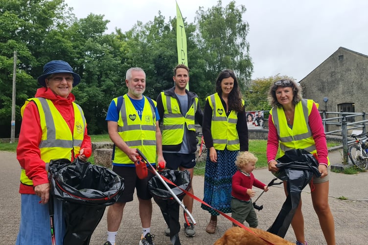 The volunteer Tidy Tavi litter pickers have been out in force to clean up Tavistock.  
