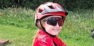 Eight-year-old's Devon charity cycle for hospice