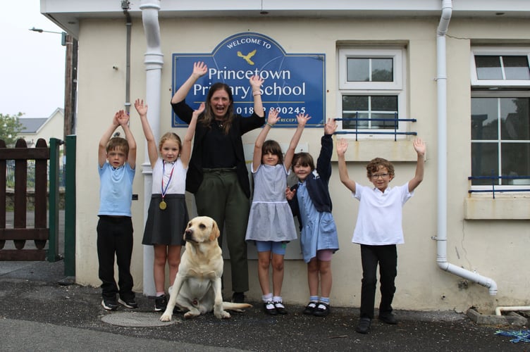 Princetown Primary School headteacher Emma Byrom is leaving her school to become the head of Tavistock Primary.  Picture by Zoe King.