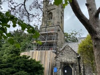 Village church partly closed for major works