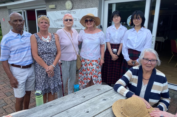 Tavistock Area Support Services (TASS) is helping tackle youth loneliness.  Pictured are TASS staff, volunteers and users engaging with Mount Kelly College students at Tavistock Bowls Club at an event.