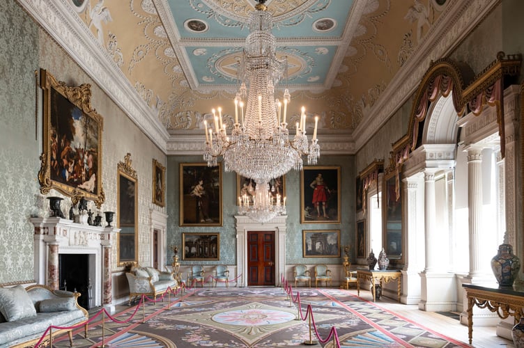 The Saloon at Saltram House