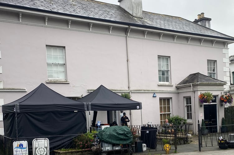 Filming for the next series of the popular Beyond Paradise series is taking place this week in Tavistock.