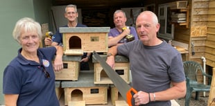 Hedgehog rescuer thanks woodworkers for prickly help