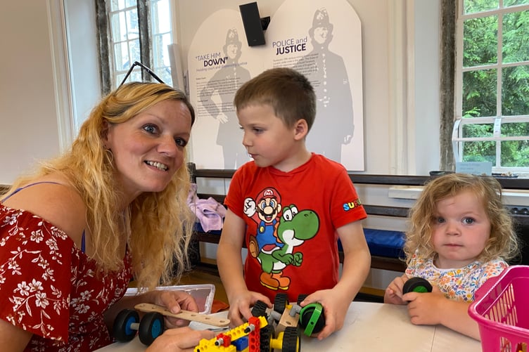 A children's holiday activity run by Tavistock Heritage Trust's discovery team gave them a mining theme to be creative with.