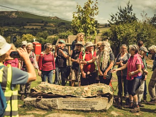Dartmoor shroud pilgrimage highlights moor's fragility