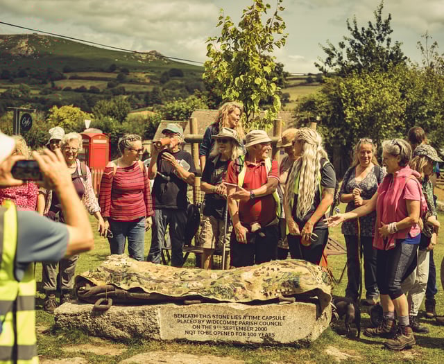 Dartmoor shroud pilgrimage highlights moor's fragility