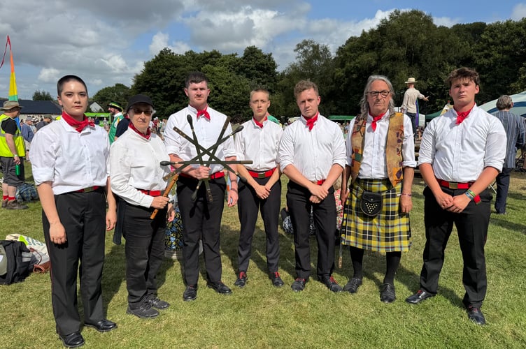 Thrales Rapper were a favourite at the Dartmoor Folk Festival. AQ 9139