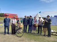 Crowds flock to RAF Harrowbeer 1940s Weekend