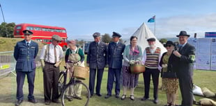 Crowds flock to RAF Harrowbeer 1940s Weekend
