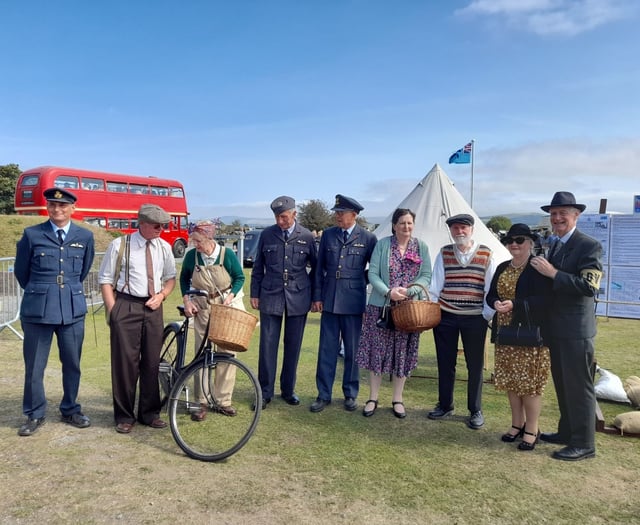 Crowds flock to RAF Harrowbeer 1940s Weekend
