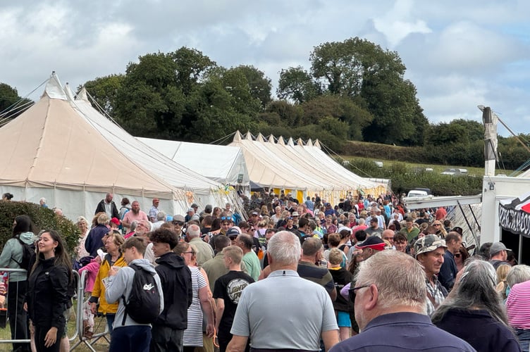It was a busy Okehampton Show despite occasional showers of rain. AQ 9961