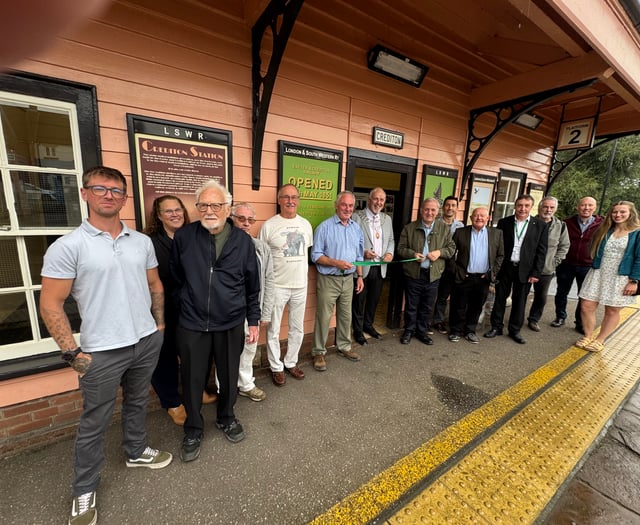 Celebrating heritage and accessibility at Crediton Railway Station
