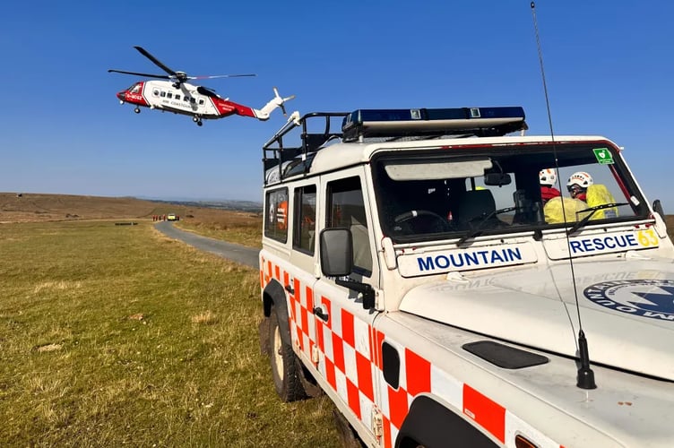 Dartmoor Search & Rescue Team (Tavistock) were stood down ten and a half hours after the initial call.