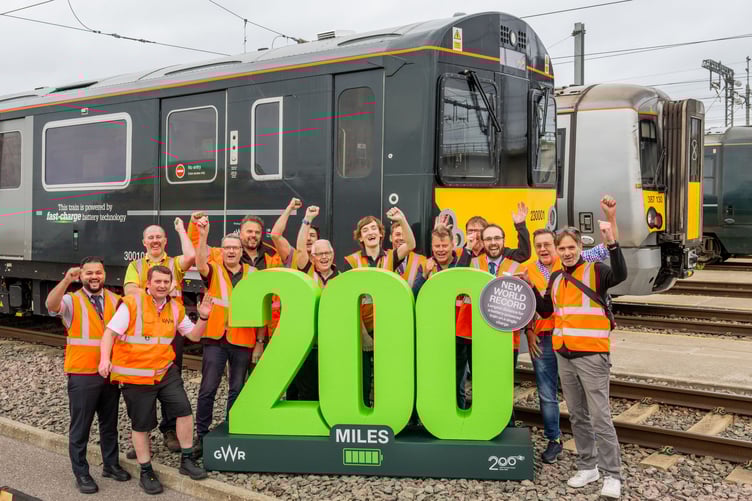 GWR Battery Train Record breaker