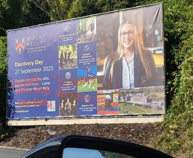 'Vile racist' graffiti hits Tavistock school