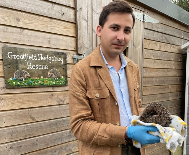 Hedgehog lover walks for West Devon sanctuary