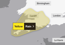 Yellow weather warning issued for heavy rain and flooding
