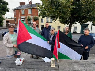 Crediton Palestine Group holding weekly vigils for Gaza
