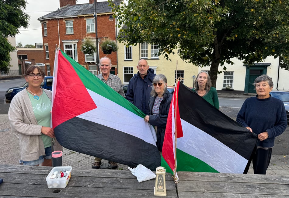 Crediton Palestine Group holding weekly vigils for Gaza
