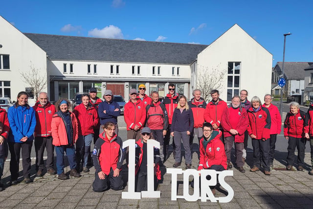Hundreds of trekkers raise funds for rescuers and moor