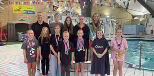 Tavistock Swimming Club youngsters' medal haul