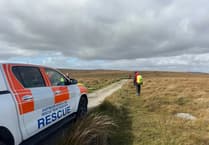 Airlift rescue for injured walker