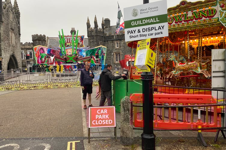 Tavistock Goose Fair ramping up for a full day's trading and entertaining today.