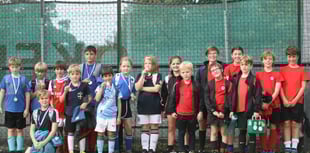 West Devon primary school footballers' spirited competition