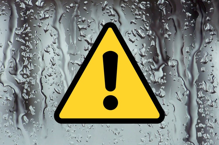 A yellow Weather Warning has been issued by The Met Office for wind and rain on Thursday.