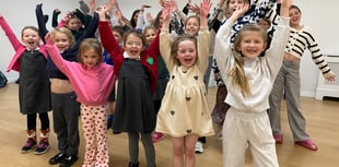 Youth choir reaching the high notes