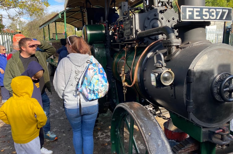 Family fun at the Robey Trust Sausage and Steam Fair in Tavistock.