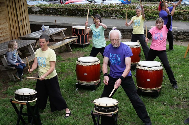 Tano Taiko drummers will be at Tavistock Respect line-up.