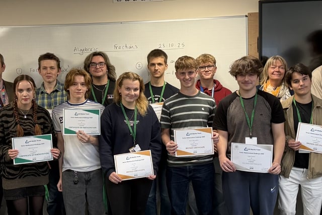 Maths students' ten out of ten
