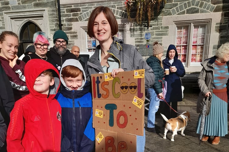 Respect rally in Tavistock