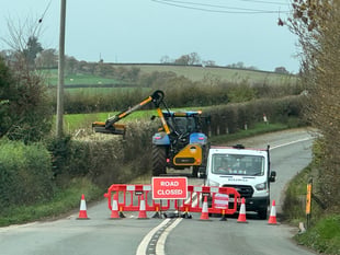 Main road shut for a week - works have begun
