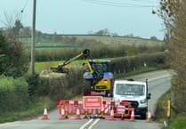 Main road shut for a week - works have begun