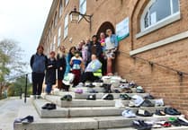 SEND shoe protest at County Hall