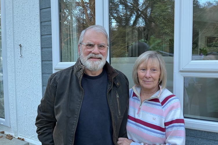 Kerry and Sue Fice, residents of Devon Oaks. Picture by Alison Stephenson