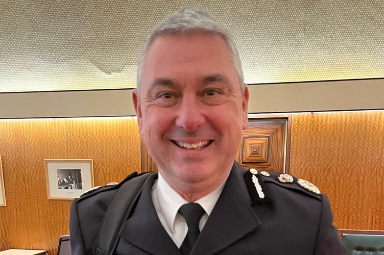 Chief constable James Vaughan. Picture by Alison Stephenson.