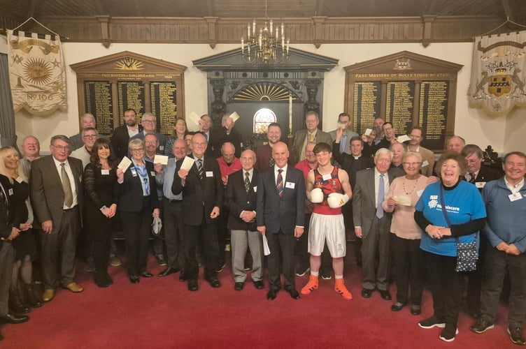 The Provincial Grand Lodge of Devonshire at Exmouth Masonic Hall where the event took place.