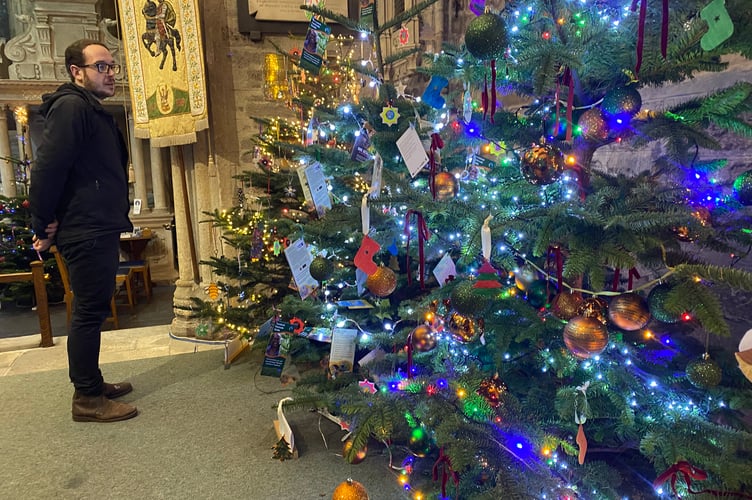 Tavistock Christmas Tree Festival: Viewing some magical creations.